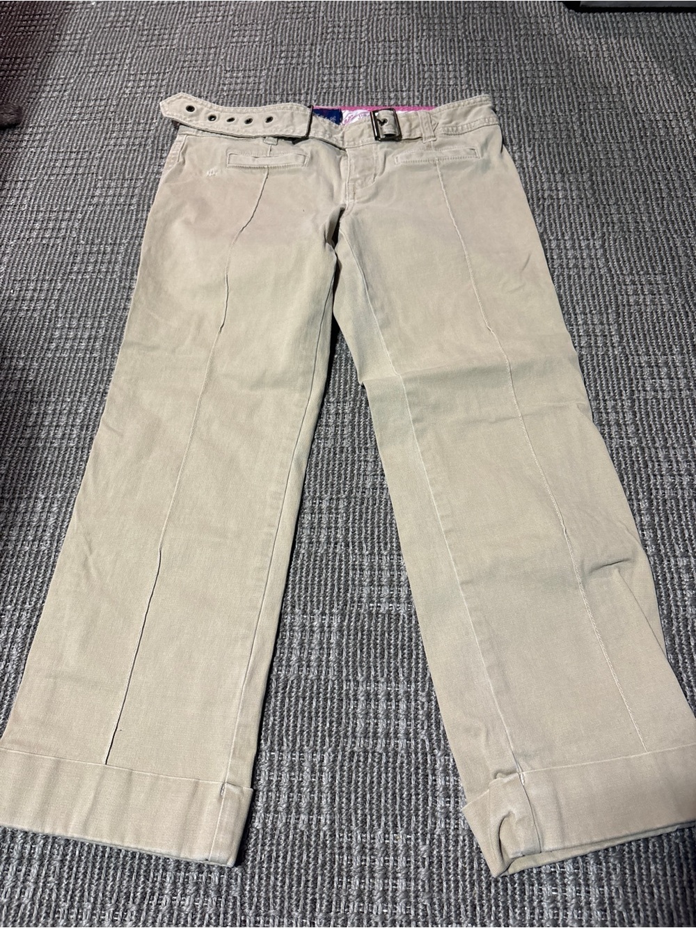 Vintage Y2K Hollister Beige Women's Capris
